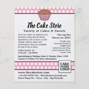 Cake Flyer Menu Graphic by Matthew Design · Creative Fabrica