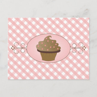 Pink Cupcake Postcard