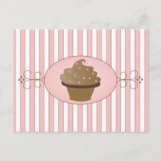 Pink Cupcake Postcard