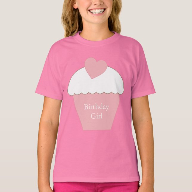 Pink Cupcake T-Shirt (Front)