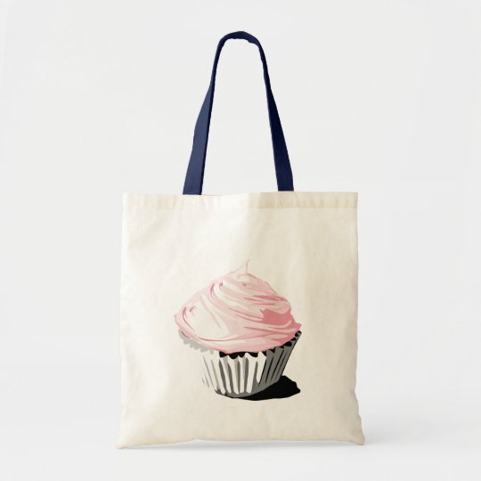 Pink cupcake tote | Zazzle