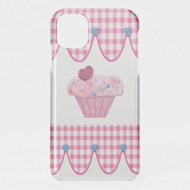 Pink Cupcake  Uncommon iPhone Case (Back)