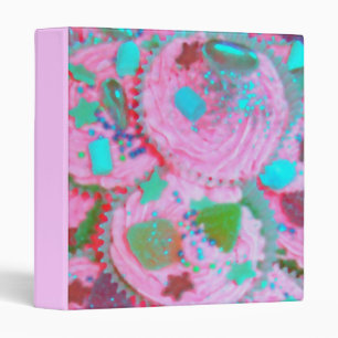 Pink Cupcakes binder