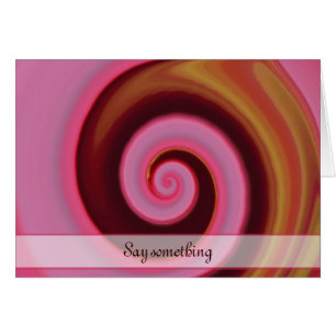 pink curl cards