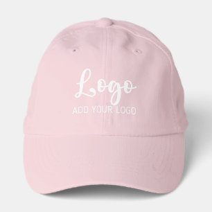 Pink Custom Business Logo Performance Cap