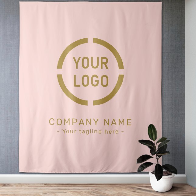 Pink Custom Company Logo Backdrop For Events (Pink Custom Company Logo Backdrop For Events)