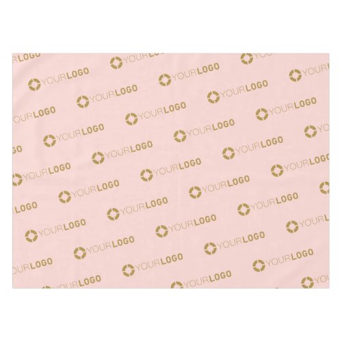 Pink Custom Company Logo Promotional Display Tablecloth