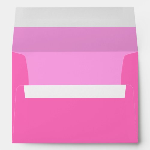 Pink Custom Envelope w Return Address