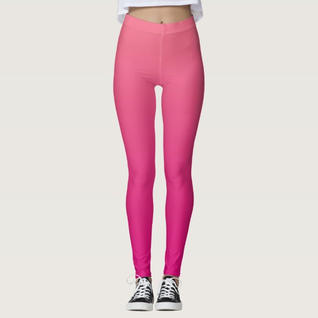 Pink  Custom Leggings (Front)