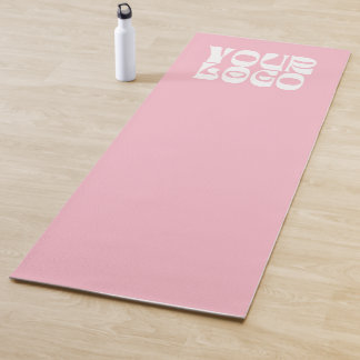 Pink Custom Logo Promotional Business Yoga Mat