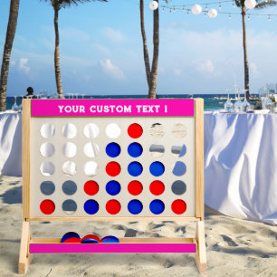 Pink Custom Message Fast Four