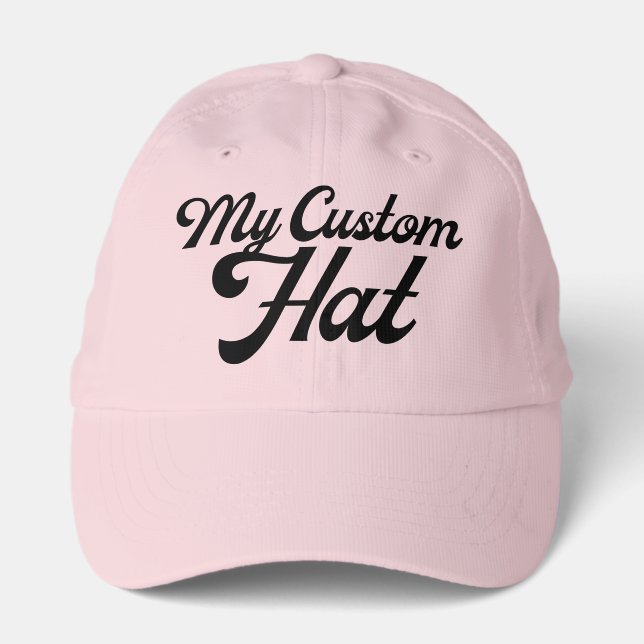 PINK Custom X210P Performance Cap Blank #1 in Golf (Front)