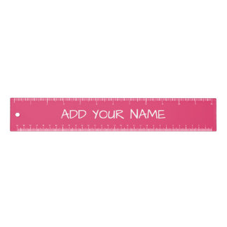 Pink Customizable Ruler