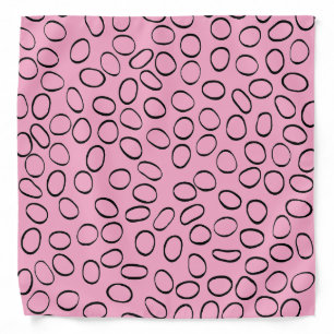Pink Cute Abstract Pattern Cool Bandana
