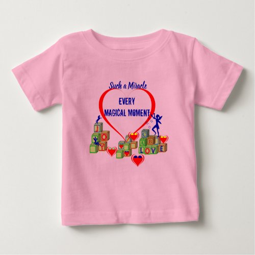  Pink _ Cute Baby  Baby T_Shirt