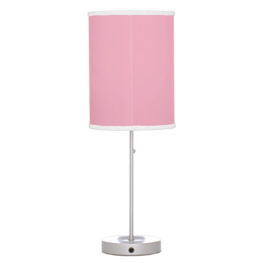Pink Cute Girly Sparkly Princess Tiara Nursery Table Lamp (Back)
