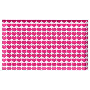 Pink Cute Hearts Pattern Table Card Holder
