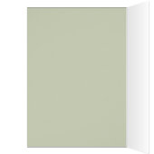 Pink Cyclamens green Card (Inside (Left))