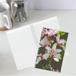 Pink Cymbidium Insigne Orchids Floral Notebook