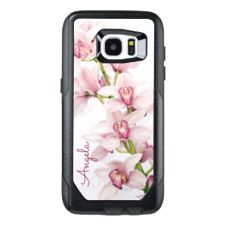 Pink Cymbidium Orchid Floral OtterBox Samsung Galaxy S7 Edge Case