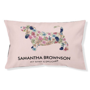 Pink Dachshund Dackel Pet Bed