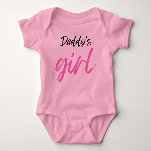 Pink Daddys Girl Infant One_Piece Bodysuit
