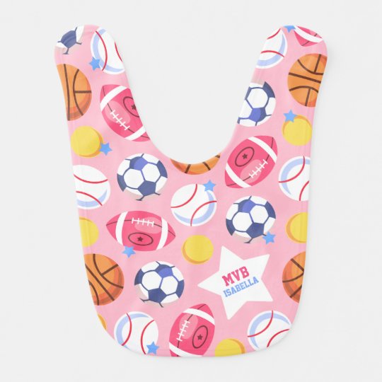 Pink Daddy's "Most Valuable Baby" Baby Girl Bib