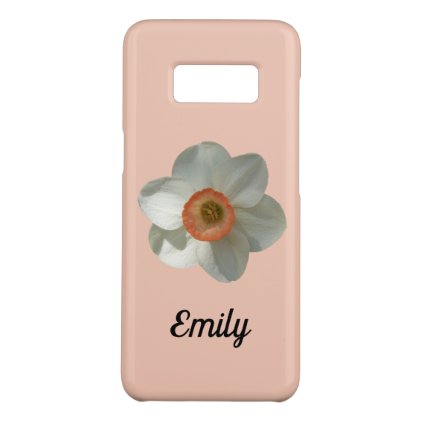 Pink Daffodil Beautiful Spring Flower Case-Mate Samsung Galaxy S8 Case