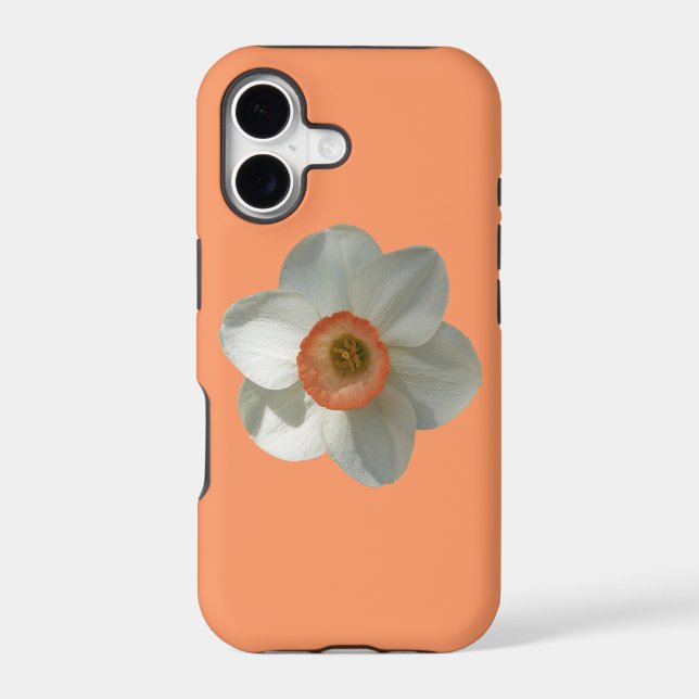 Pink Daffodil Spring Flower Iphone Case (Back)
