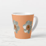 Pink Daffodil Spring Flower Latte Mug