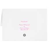 Pink Dahlia Cards (Back Horizontal)