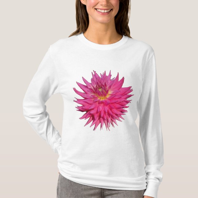 Pink Dahlia T-Shirt (Front)