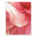 Pink Dahlia Temporary Tattoos