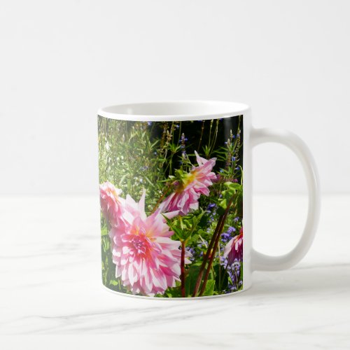 Pink Dahlias Ottos Thrill Coffee Mug