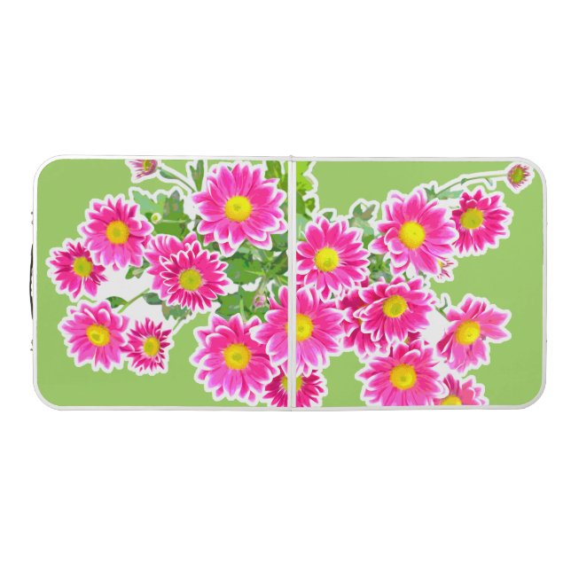 Pink Daisies / Asters Bouquet + your ideas Beer Pong Table (Top)