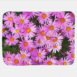 PINK DAISIES BABY BLANKET