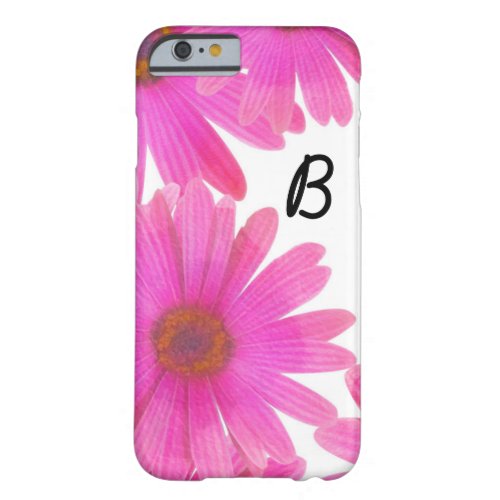 Pink Daisies Floral Daisy Elegant Custom Rustic Barely There iPhone 6 Case