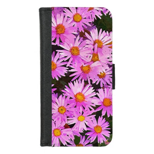 PINK DAISIES iPhone 87 WALLET CASE