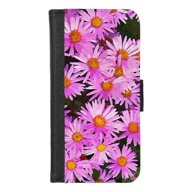 PINK DAISIES iPhone WALLET CASE (Front)