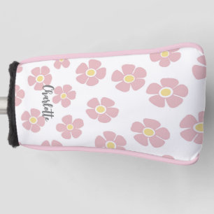 Pink Daisies Ladies Golf Head Cover