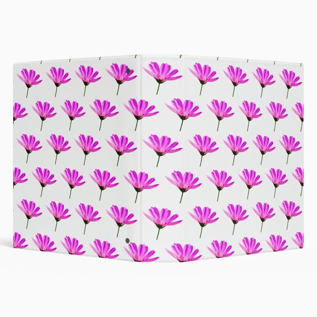 Pink Daisy  3 Ring Binder (Background)