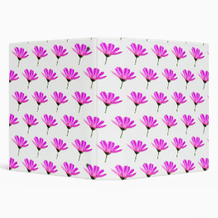 Pink Daisy 3 Ring Binder
