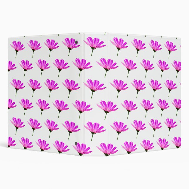 Pink Daisy   3 Ring Binder (Background)