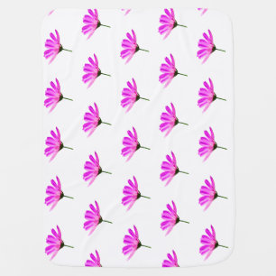 Pink Daisy Baby Blanket