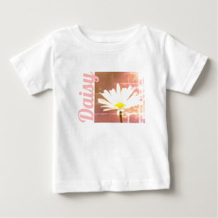 Pink Daisy Baby T-Shirt