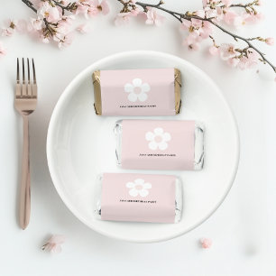 Pink Daisy Birthday Hershey's Miniatures