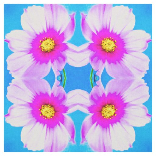 Pink Daisy Blues Fabric