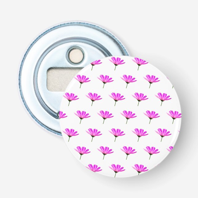 Pink Daisy Bottle Opener (Front)