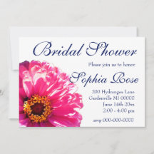 Pink Daisy - bridal shower