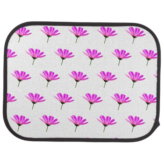 Pink Daisy  Car Floor Mat (Rear)